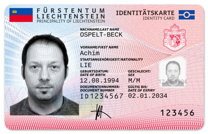 Buy a Liechtenstein ID Card in Just a Few Days at Most