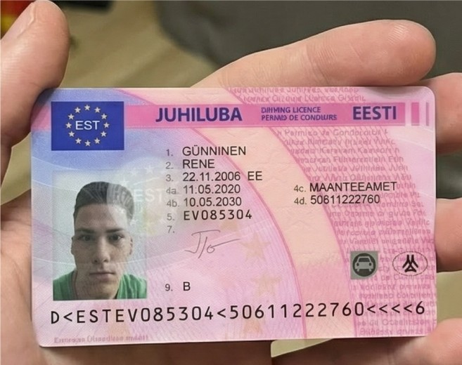 Buy a Estonian Driving License Without Tests