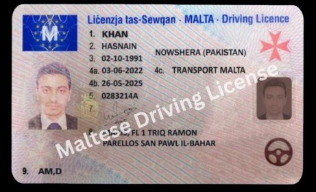 Buy a Maltese Driving License Without Tests