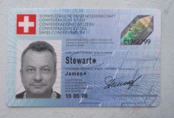 Apply Swiss ID card online