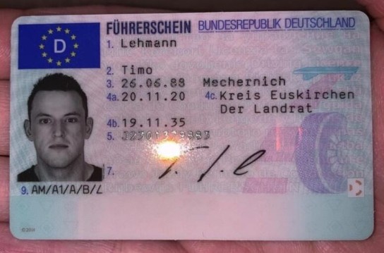 Buy a German Driving Licence in Just a Few Days at Most